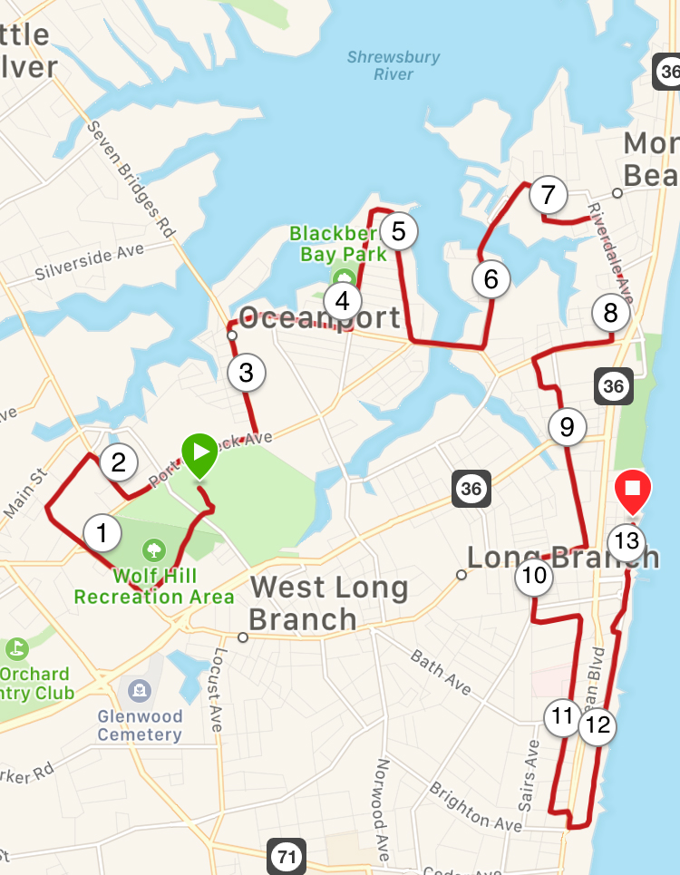 Jersey City Half Marathon Route Jaime Blondelle